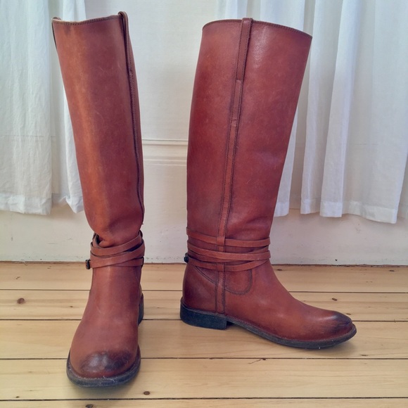 Frye shirley riding plate boot - Picture 3 of 8
